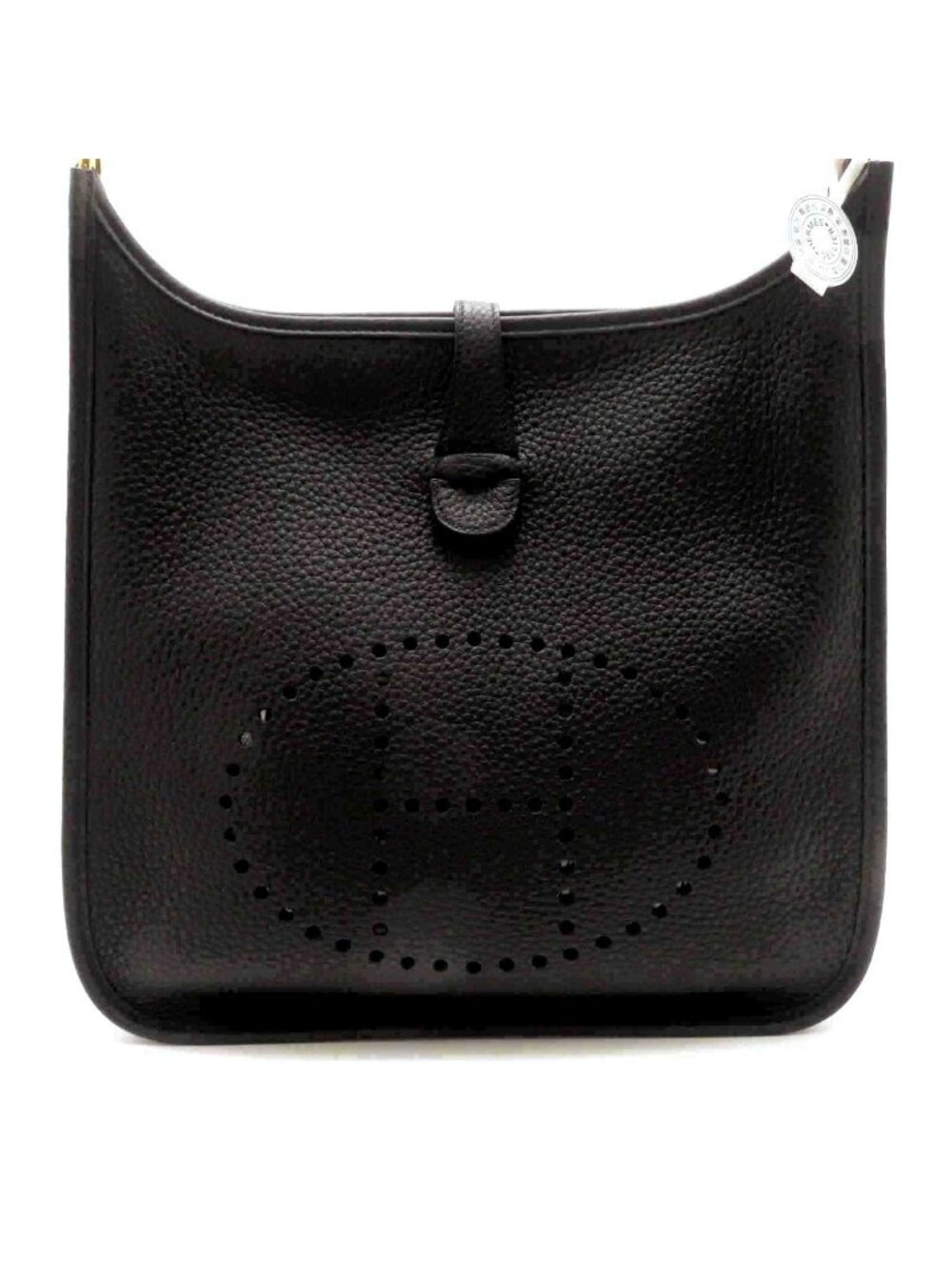 Hermes Evelyne Iiipm Black Shoulder Bag Taurillon Clemence Stamp